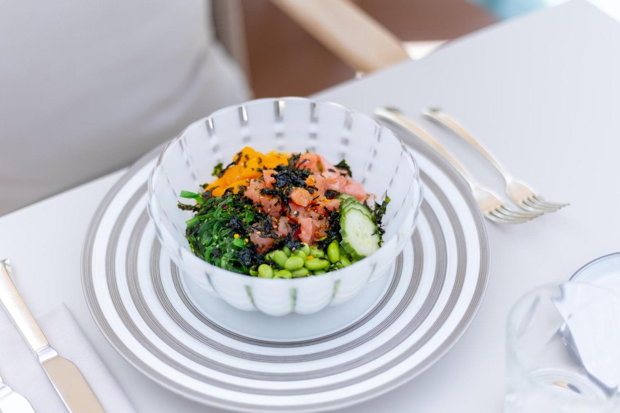 فندق ميرامار برشلونة جي إل المظهر الخارجي الصورة A salad prepared by a private chef